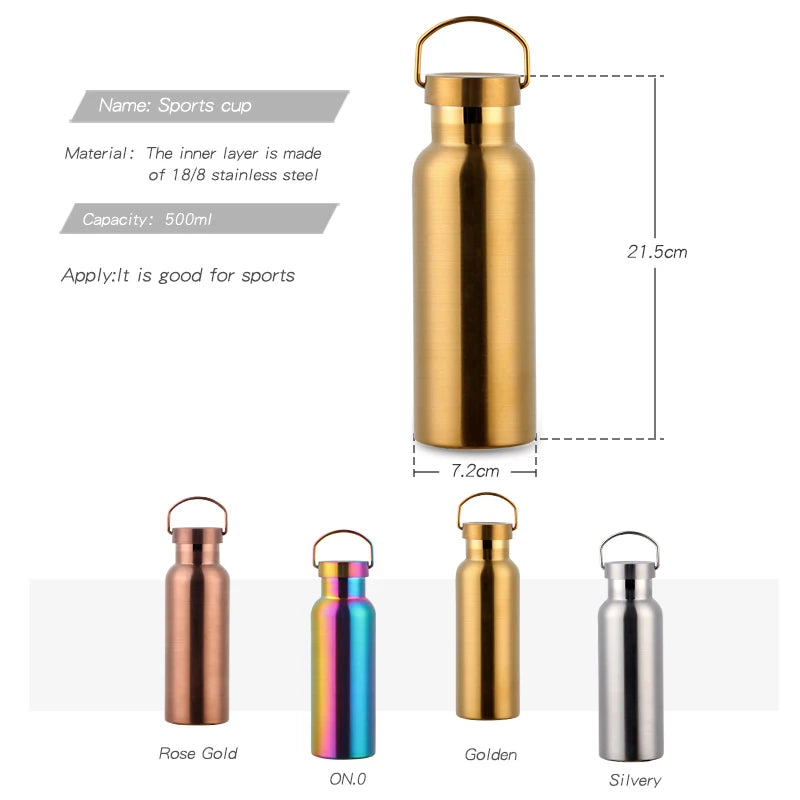 Stainless steel luxury bottle